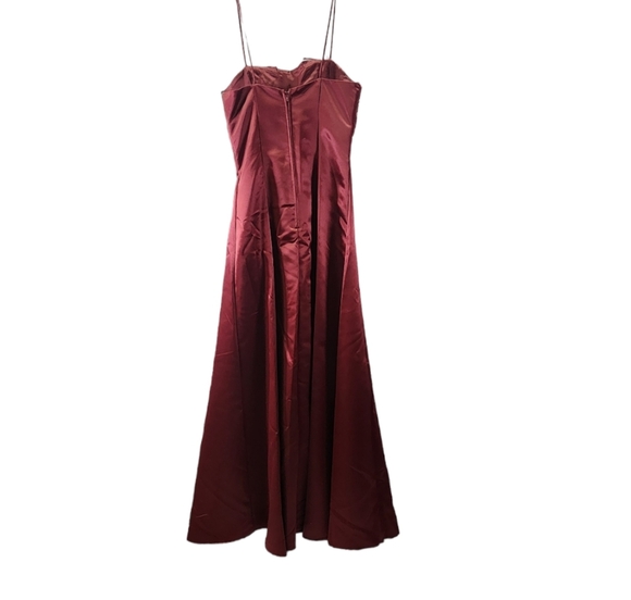 Fiesta Burgundy Formal Evening Prom Gown - size xsmall NWT - Picture 4 of 14